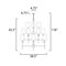 Maxim Lighting Uptown 15-Light 38.5" Wide Satin Brass / Polished Nickel Chandelier 32399OFSBRPN - alternate 2